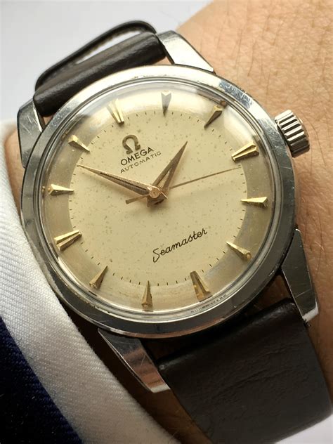 omega seamaster 1956 value|old omega seamaster watch value.